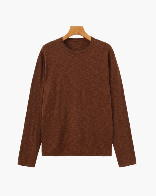 Linen Cotton Essential Crewneck